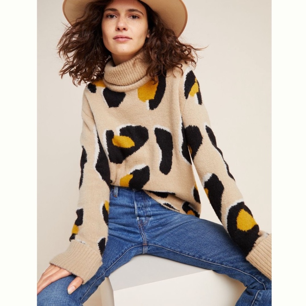 Anthropologie Georgia Turtleneck Sweater